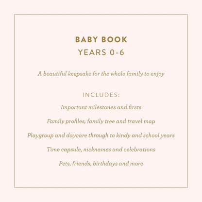 Baby Journal 3rd Edition - Rose
