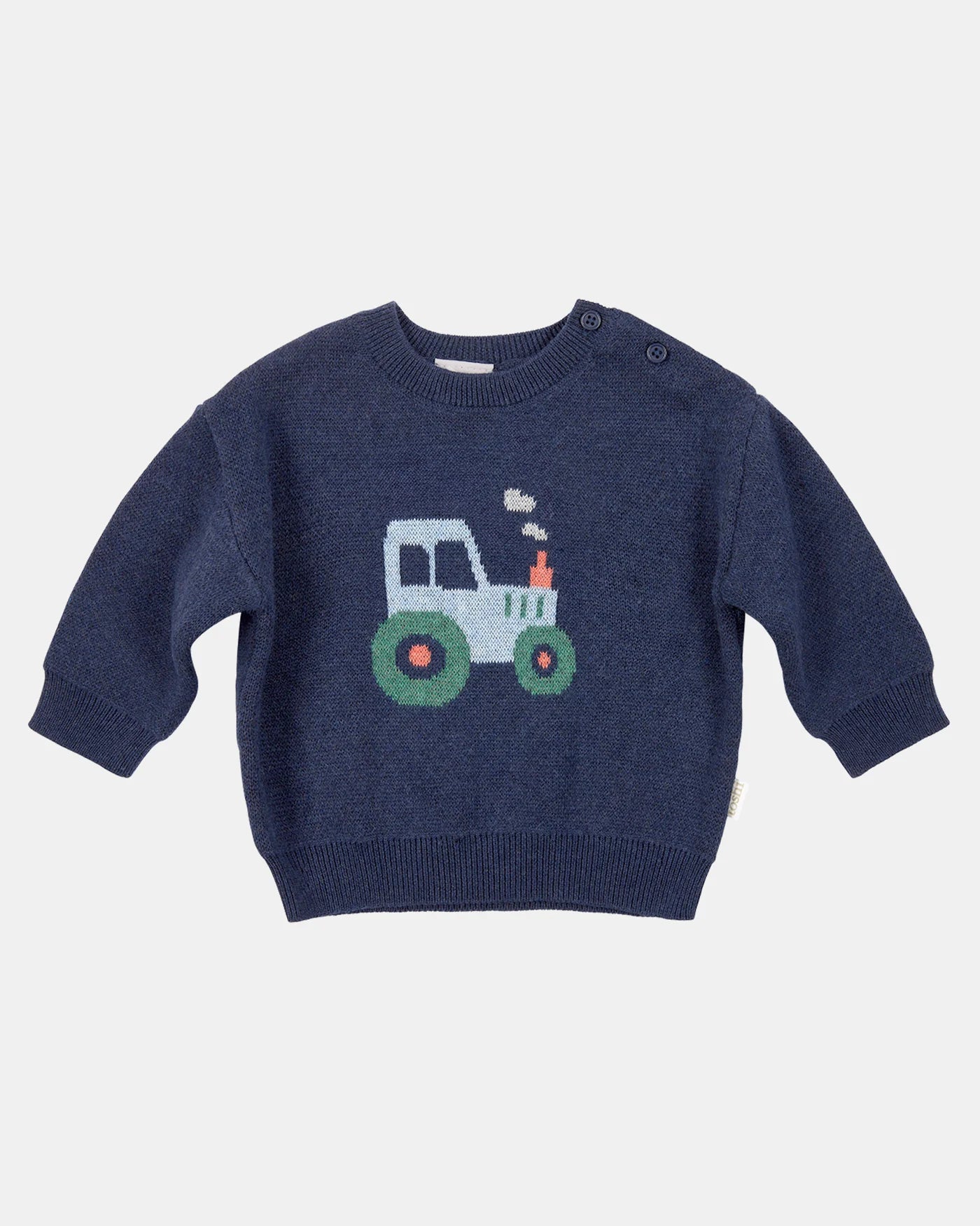 Organic Pullover Jumper Mystical - Tiny Tractors