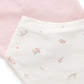 Vanilla Blossom 2pk Dribble Bib