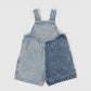 Macy Crossover Denim Shortalls - Daisy Sprinkles