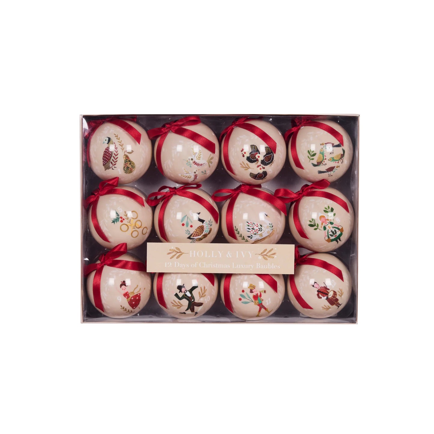 12 Days of Christmas Luxury Bauble Gift Set