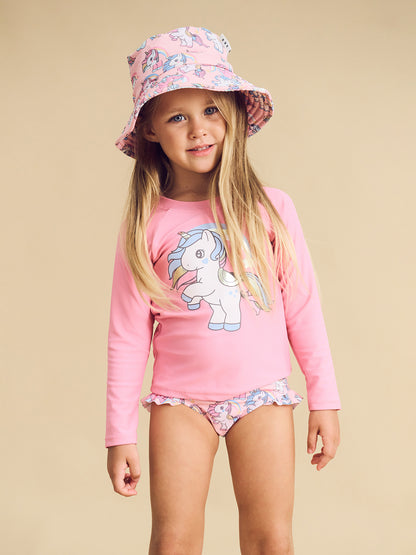 Rainbow Unicorn Swim Hat