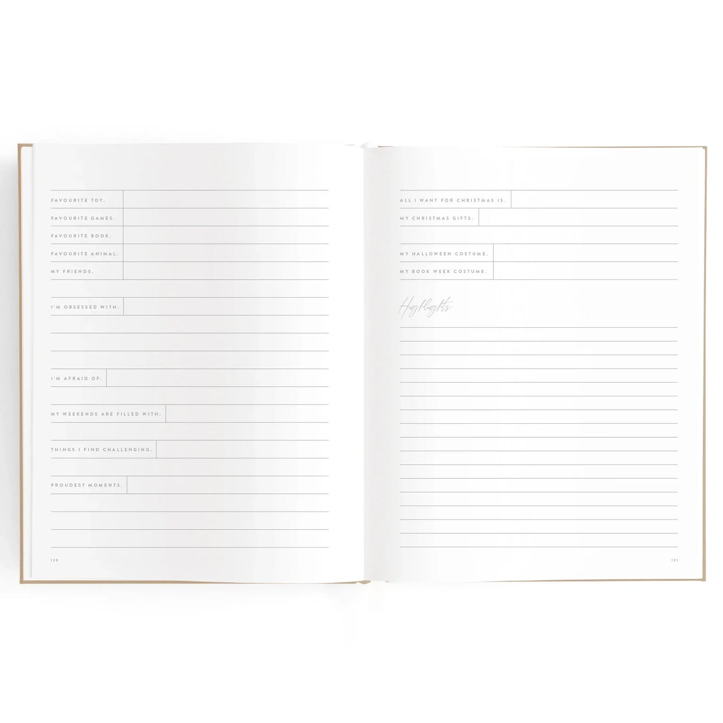 Baby Journal 3rd Edition - Biscuit
