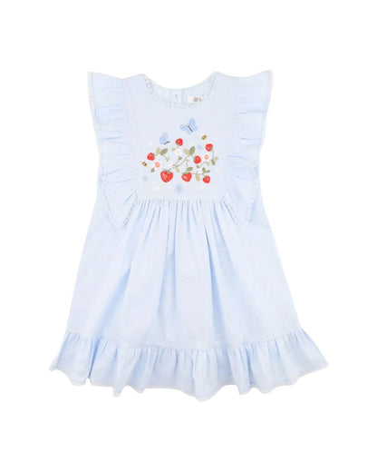 Poppy Embroidered Yoke Dress 3Y-5Y