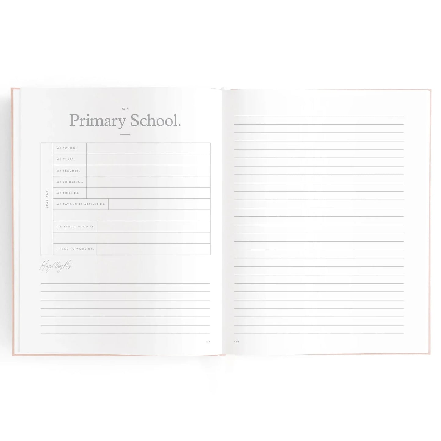 Baby Journal 3rd Edition - Rose