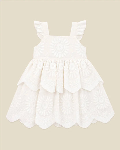 Tiered Broidery Dress 3Y-5Y