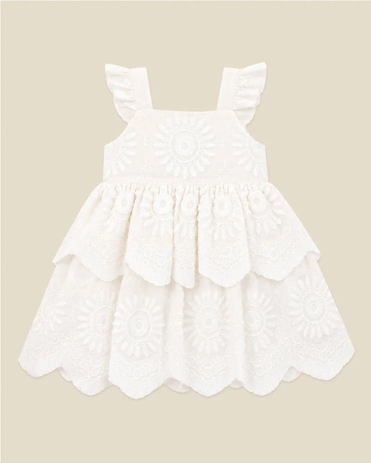 Tiered Broidery Dress 3Y-5Y