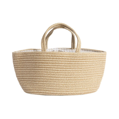 Cotton Rope Nappy Caddy - Gingham