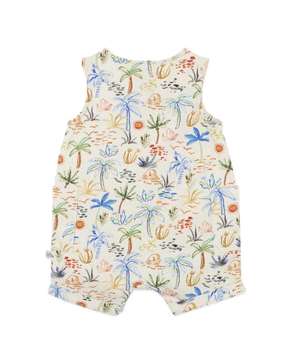 Havana Organic Button-up Romper 000-1Y