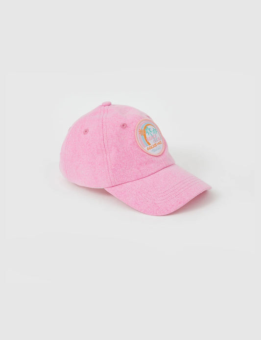 Beach Club Denim Cap - Bubblegum