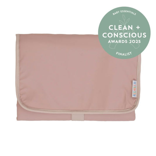 Recycled Changing Mat Wallet - Pink
