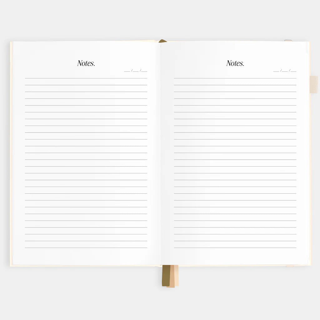 2026 A5 Vertical Planner - Creme