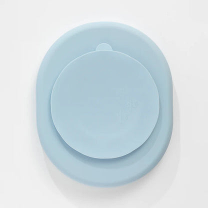 Silicone Feeding Set - Dusty Blue