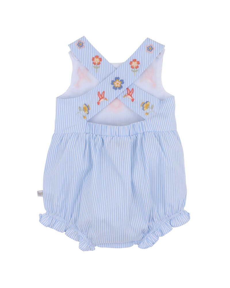 Songbird Stripe Embroidered Bodysuit