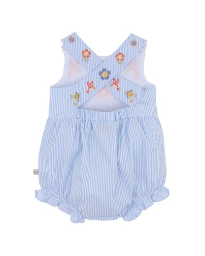 Songbird Stripe Embroidered Bodysuit