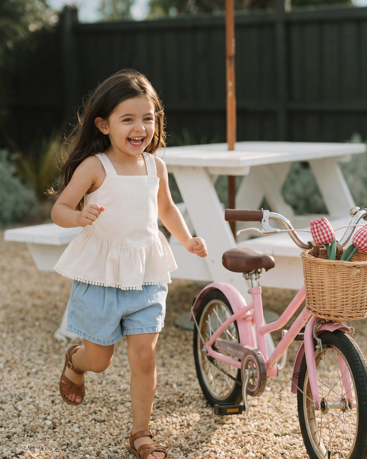 Sundae Peplum Dobby Top 3Y-5Y