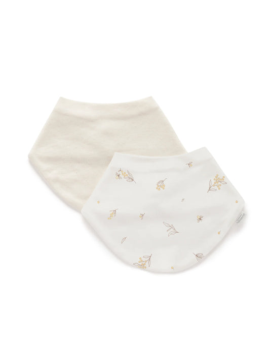 Wattle Bee 2pk Dribble Bib