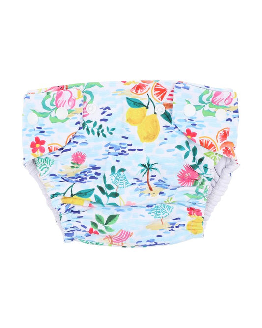 Addison Aqua Nappy
