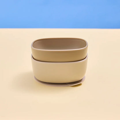 Suction Bowl Duo - Latte