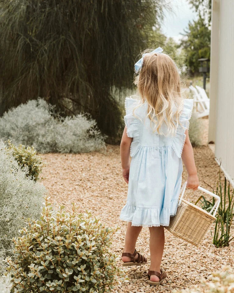 Poppy Embroidered Yoke Dress 000-2Y