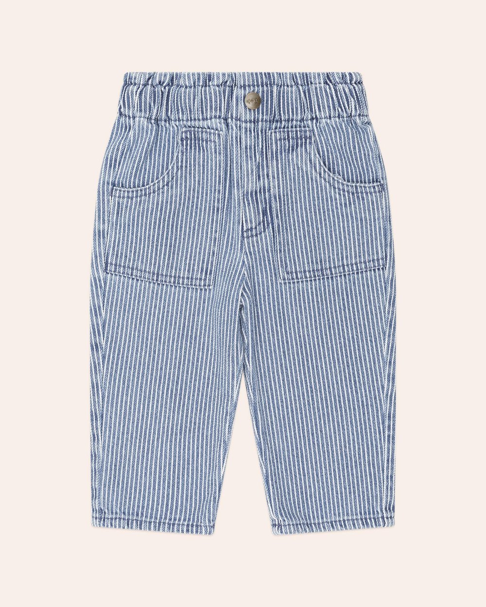 Vintage Bow Paperbag Denim Pant
