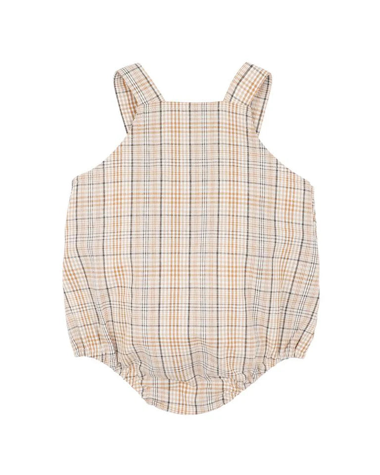 Giraffe Pocket Check Bodysuit