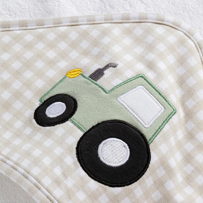 Hooded Towel - Tractor Ride