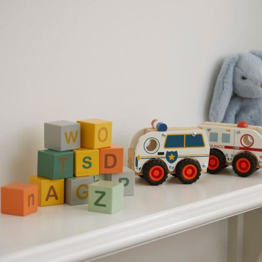 Wooden Alphabet Block Set