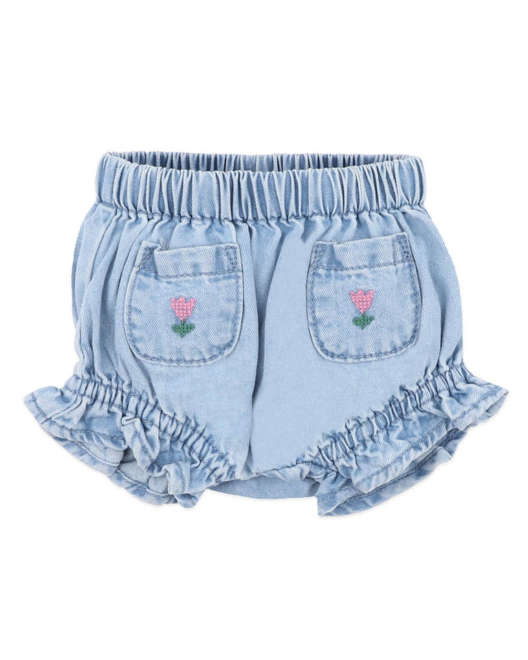 Sundae Denim Embroidered Bloomers 000-2Y