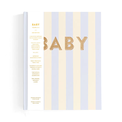 Baby Journal - Cloud Stripe