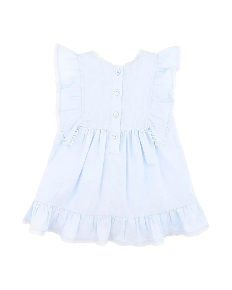 Poppy Embroidered Yoke Dress 000-2Y