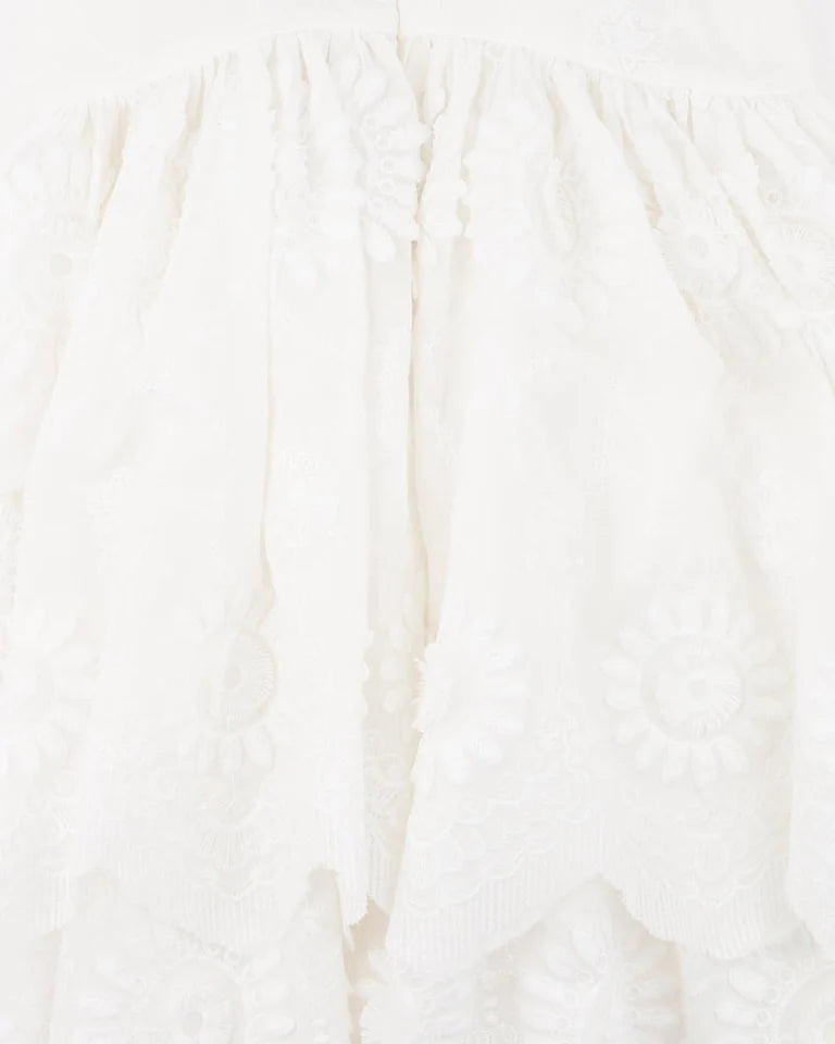 Tiered Broidery Dress 3Y-5Y