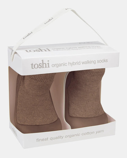 Organic Hybrid Walking Socks Dreamtime - Peppercorn