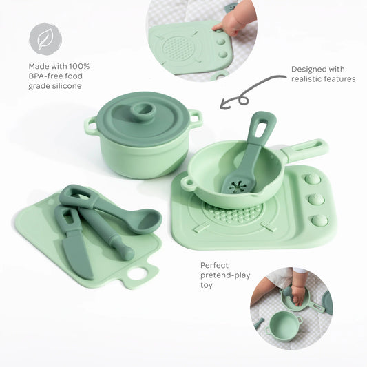 Silicone Kitchen Playset 9pc