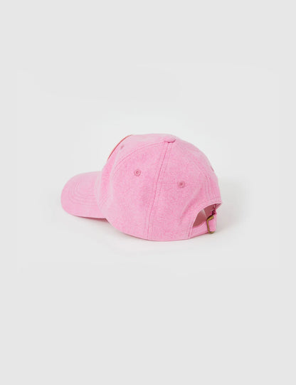 Beach Club Denim Cap - Bubblegum