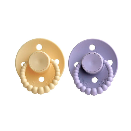 CMC Bubble Dummies 2pk - Yellow + Misty Lilac