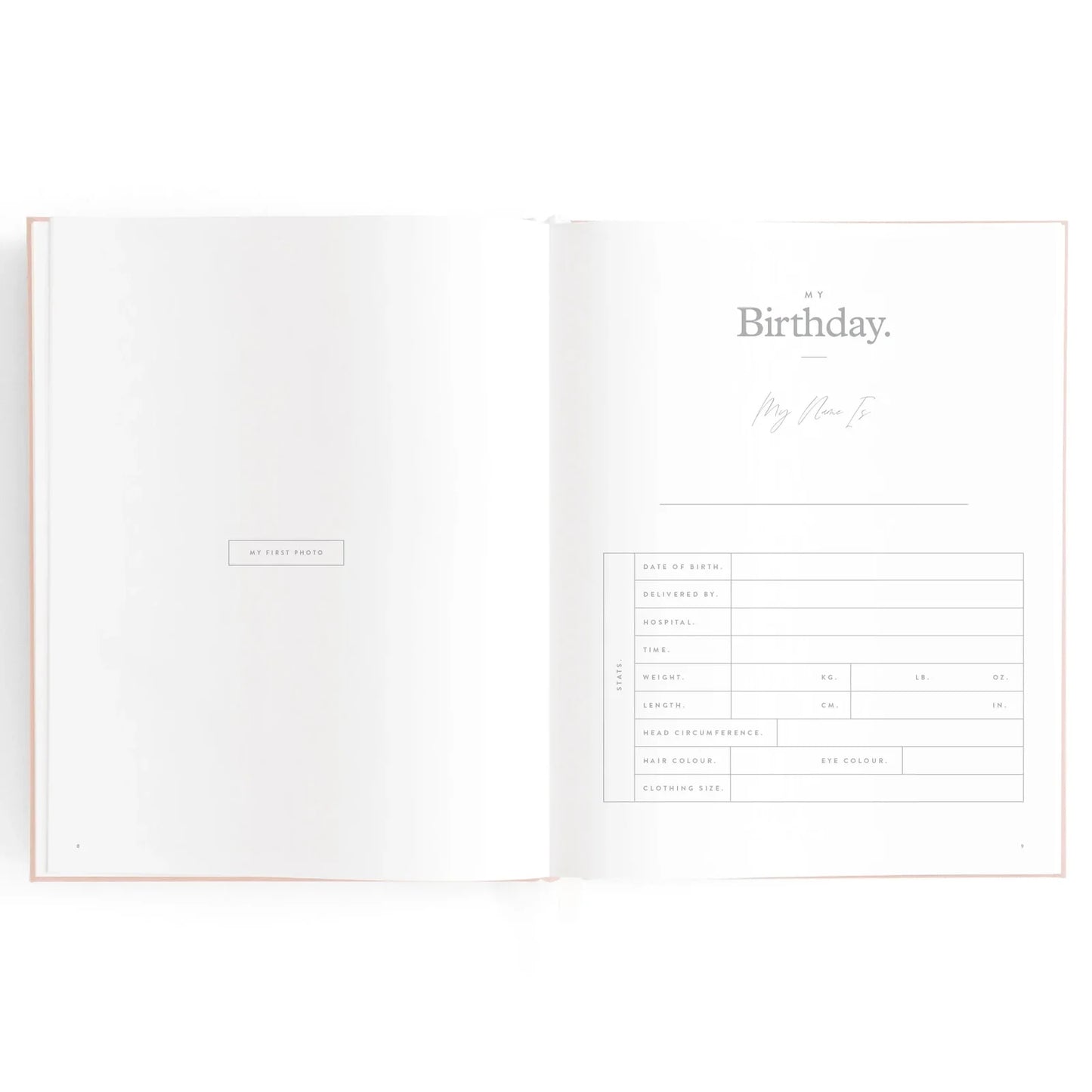 Baby Journal 3rd Edition - Rose