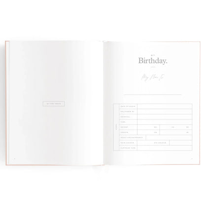 Baby Journal 3rd Edition - Rose