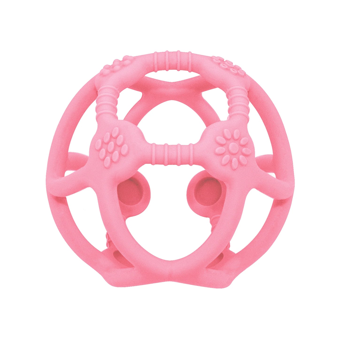 Silicone Teething Ball - Pink