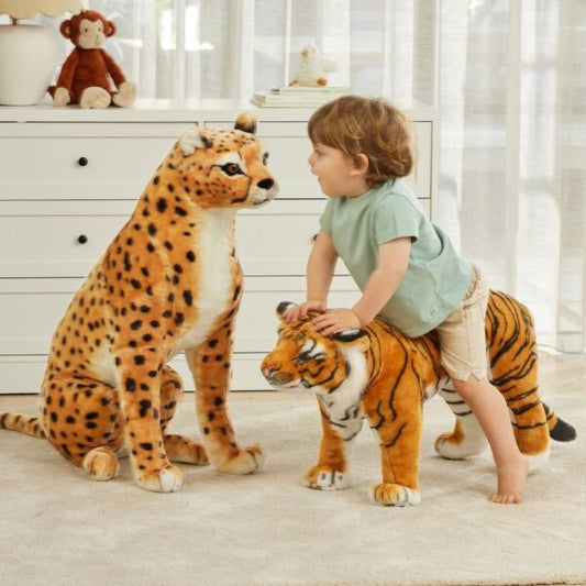 Large Sitting Cheetah