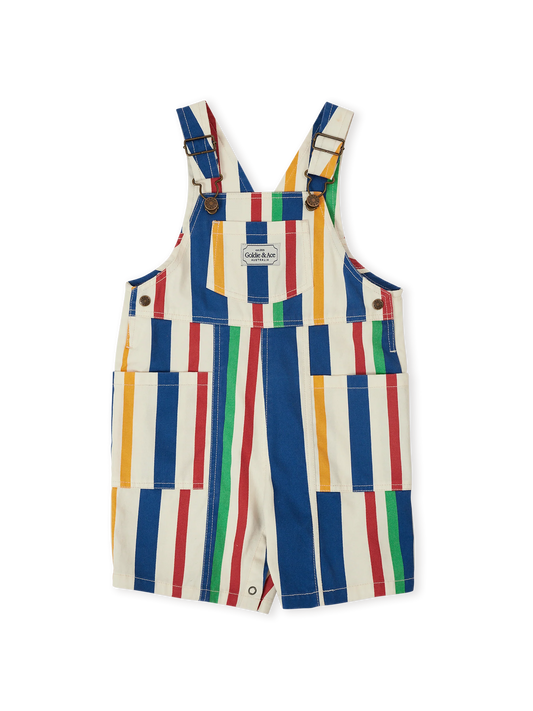 James Denim Pocket Overalls - 90’s Bold Stripe