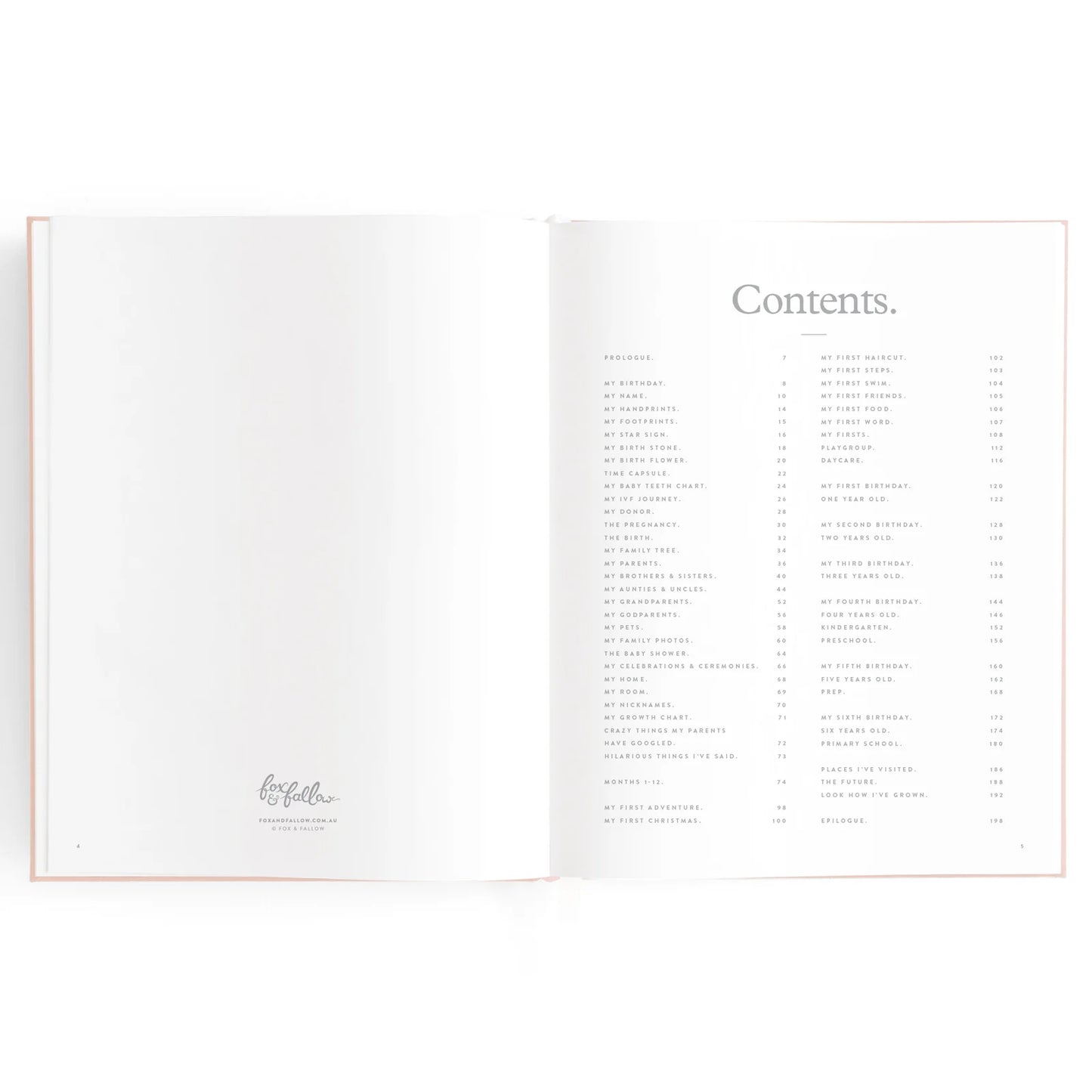 Baby Journal 3rd Edition - Rose