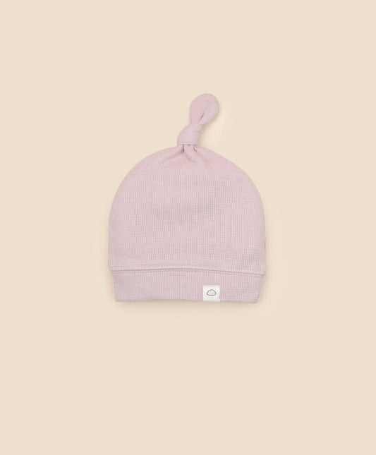 Organic Cotton Waffle Beanie - Lavender
