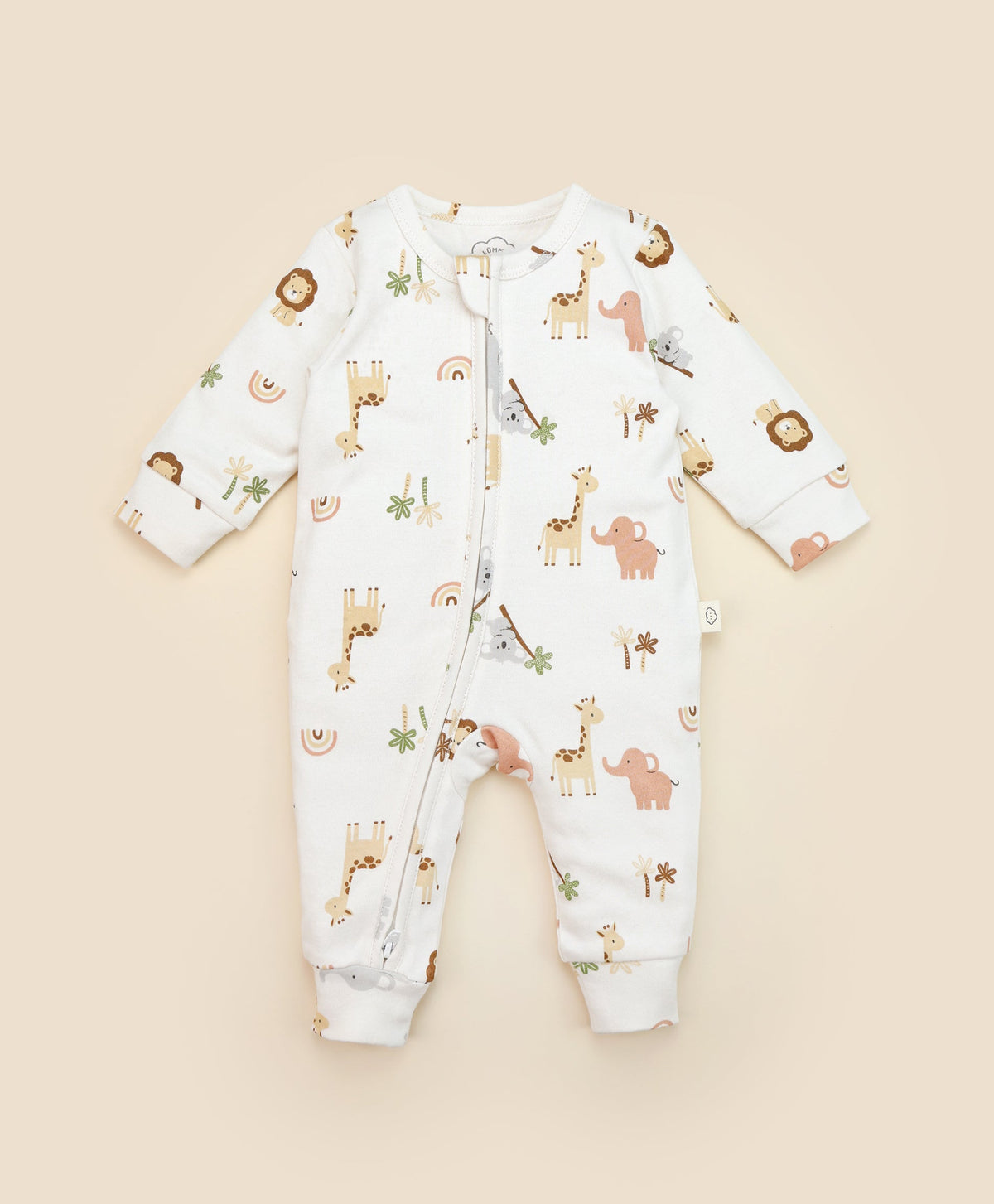 Organic Cotton Growsuit - Zoo