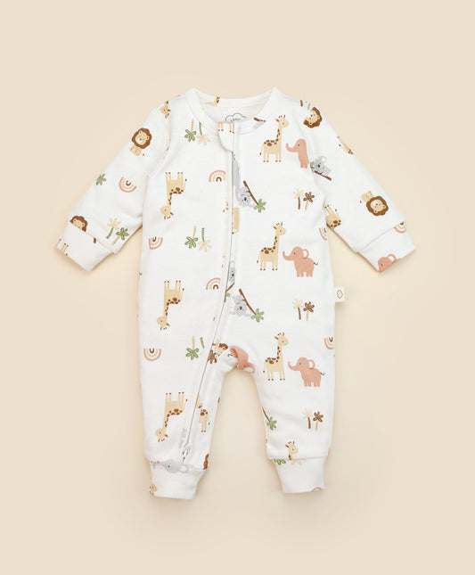 Organic Cotton Growsuit - Zoo