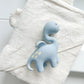 Diplo the Dino-Dragon Rubber Teether - Powder Blue