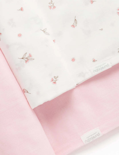 Muslin Wrap 2pk - Blossom