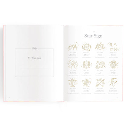 Baby Journal - Petal Stripe