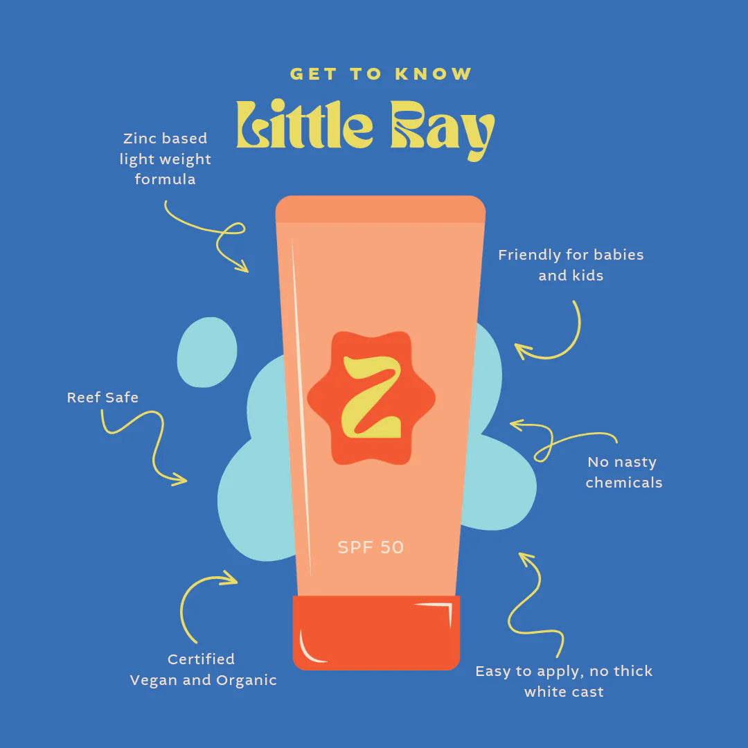 Little Ray SPF50 Mineral Sunscreen