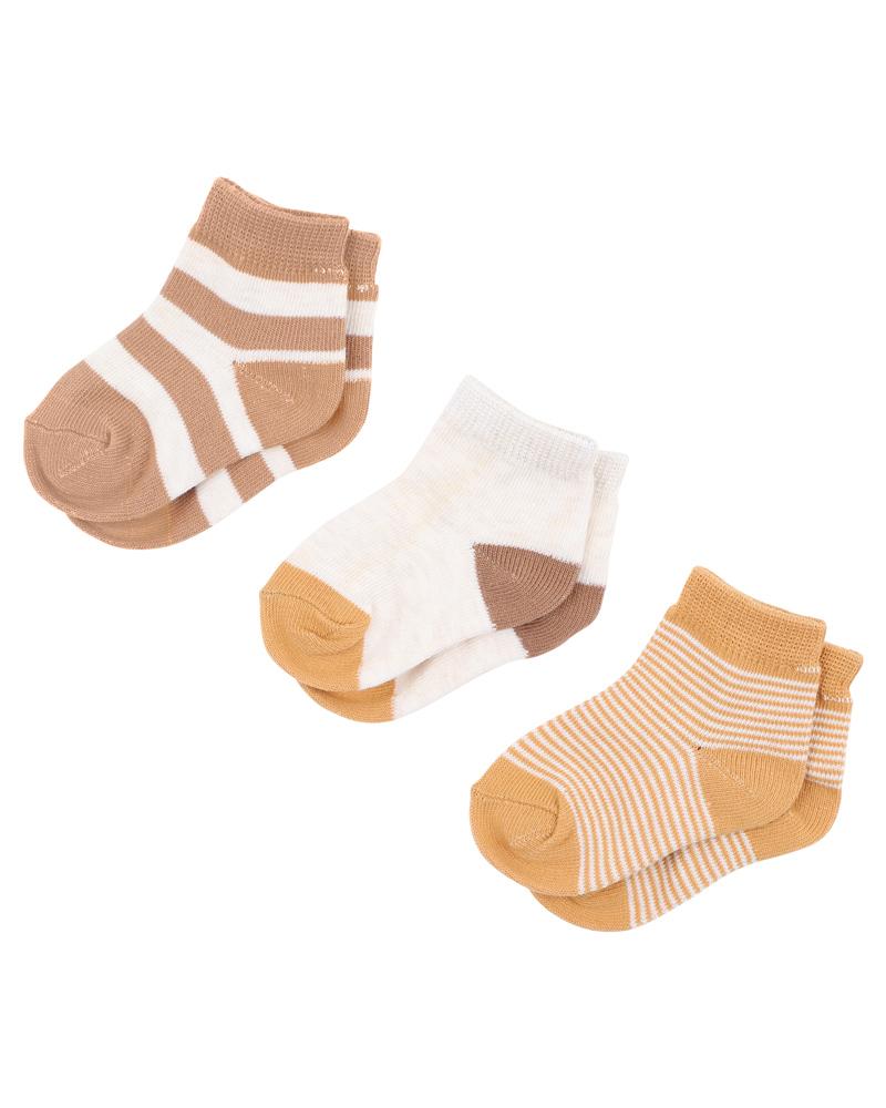 Socks 3pk - Brown